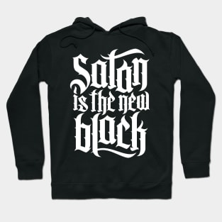 Satan is the new black No.4 (white) Hoodie